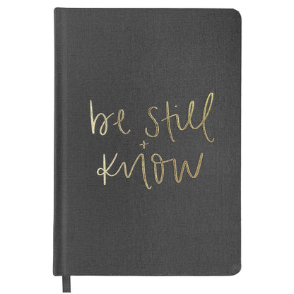 Be Still and Know Fabric Journal