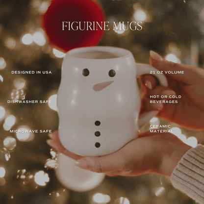 Snowman 21oz. Figural Coffee Mug